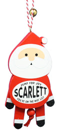 Dancing Wooden Ornament (L - Z) -