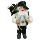 Lucky Leprechaun Santa Figurine Ornament - 9 inches