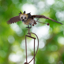 Small Owl Balance Rocker Garden Stake – 52” - Home & Living >> Garden - by Red Carpet Studios - view 2