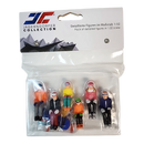6 Piece Snowboarders - Seated