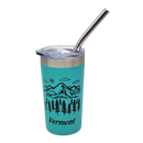 Vermont Green Mountains Stainless Steel 2oz Shooter - Aqua