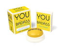 You Are a Badass? Talking Button: Five Nuggets of In-Your-Face Inspiration - Gift Shoppe >> Book Nook >> Mini Kits - by Runni