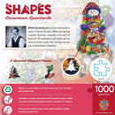 Snowman Shaped Puzzle - 1000 Pieces
