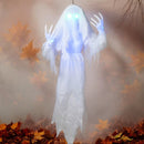 Hanging Ghost with Spooky Lighting and Sound Effects