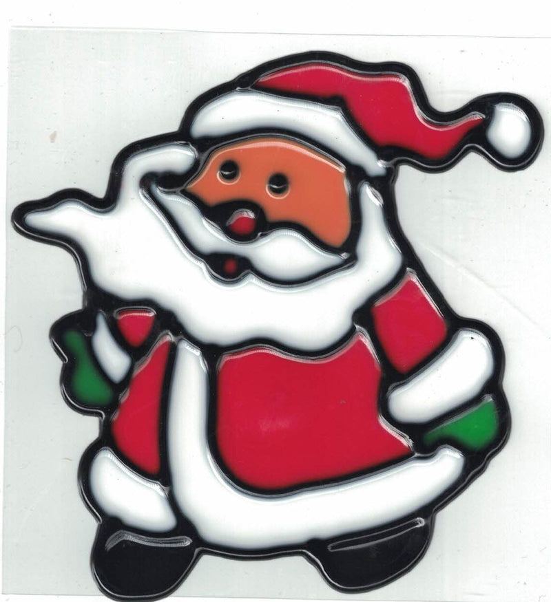 Christmas Window Cling - Santa