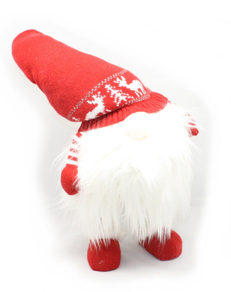 Lighted Fabric Bobblehead Gnome - Red Hat