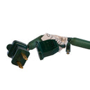 50-Light 5MM LED Green Wire Light Set - 'Silver & Gold'
