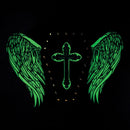 Glow In The Dark Coffin Bag With Angel Wings