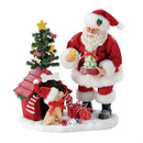 Puppy's Christmas - Possible Dreams Figurine - Santa Claus