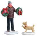 Tree Lot Figure - 2 Piece Set - Christmas >> Villages >> Accessories - by Lemax - view 2
