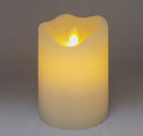 Battery-Operated Flicker Flame White LED Candle