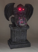 Lighted Resin Gargoyle - 14 Inch