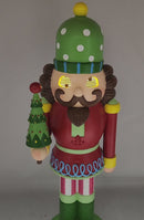 Resin Nutcracker with Moving Digital Eyes - 16 Inch