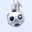 Gumdrop Mini Soccer Ball Glass Ornament