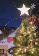 Animated Tree Topper - Santa's Biplane