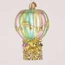 Baby Bear Balloon Glass Ornament