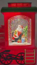Train with Santa Motion Snowglobe