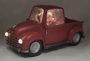 Lighted Spinning Water Globe Truck with Santa Driving