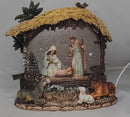 Enchanting Lighted Nativity Scene Snow Globe