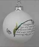 Christmas Keepsake Glass Ornament - Daughter - You are Loved