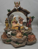 Fontanini Lighted Musical Swirl Nativity Waterglobe