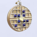 Waffle Glass Ornament