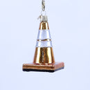 Traffic Cone Glass  Ornament