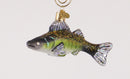 Walleye Fish Glass Ornament