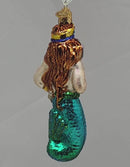 Neptune Merman Glass Ornament