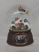 7 inch 120mm Musical Santa Snowglobe