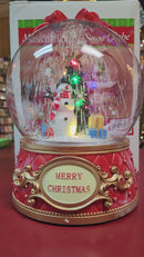 Lighted Musical Globe with Moving Scene - Snowman