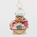 Christopher Radko Little Gem Glass Ornament - Sugary Chef Gem