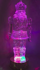 Spinning Water Globe Toy Soldier - Gold Base