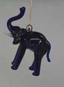 The Egyptian Glass Saphire Elephant Ornament