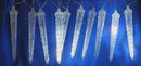 Shooting Star Icicle Lights - Cool White