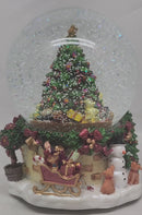 120MM Musical Christmas Tree Water Globe
