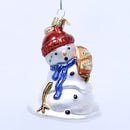 Flamin' Hot Cheetos Snowman Glass Ornament