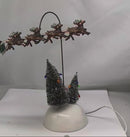 Animated Flaming Sleigh Figurine
