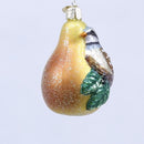 Partridge in a Pear Glass Ornament