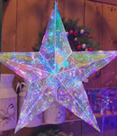 Lighted Holographic Star with Remote Control - 15 Inch
