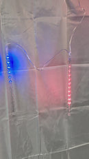 Patriotic Meteor Lighting - 240 LED 10 Piece Set