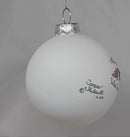 Christmas Keepsake Glass Ornament - For a Beautiful Granddaughter