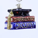 Congratulation Graduate Glass Ornament