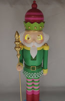 Resin Nutcracker with Moving Digital Eyes - 19 Inch
