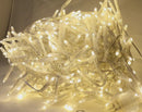 480-Light Fairy Warm White LED Clear Wire Connectable Cluster Garland