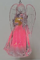 Birthstone Lighted Angel Ornament -