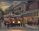Lighted Easel Artwork - Christmas Toy Store