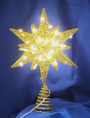 Twinkling Superbright LED Gold Starburst Treetopper