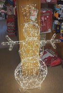 Lighted Holiday Snowman - 4 Feet Tall