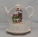 Lighted Water Globe Teapot - Nativity